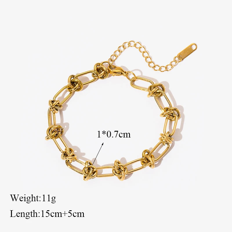 Stainless Steel Gold Color Bracelet