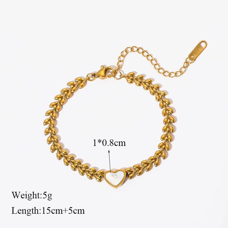 Stainless Steel Gold Color Bracelet