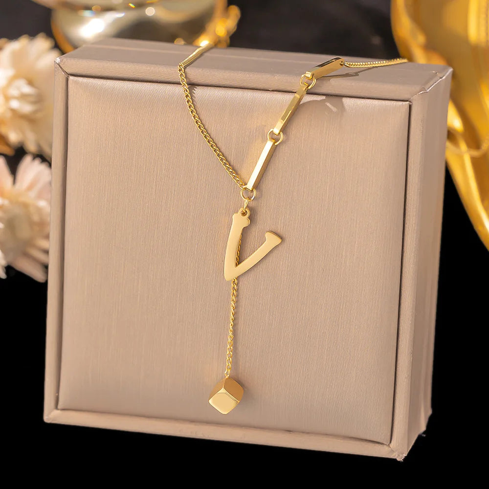 Initial Letter Necklace