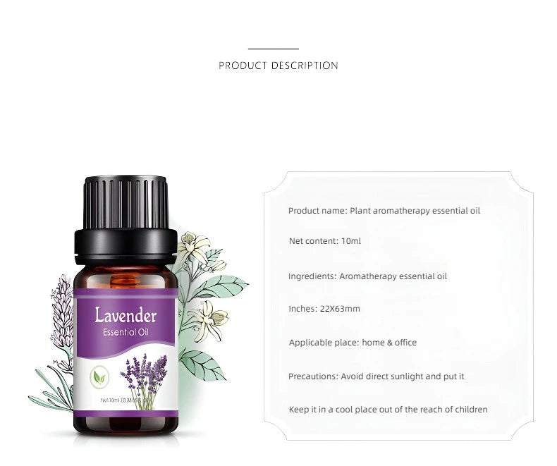18 Flavors Essential Oils for Aroma Diffuser , Humidifier