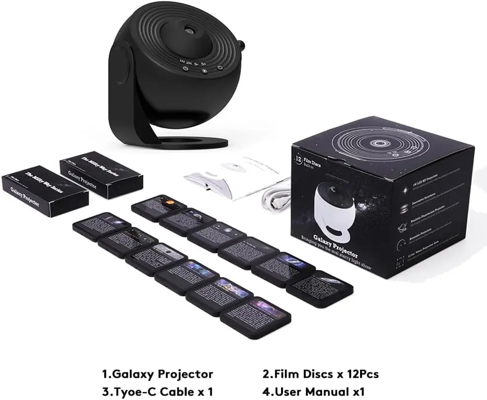 12 in 1 Star Projector Night Light 4K HD Planetarium