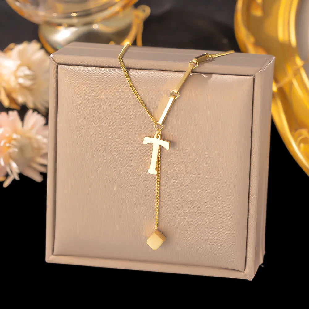 Initial Letter Necklace