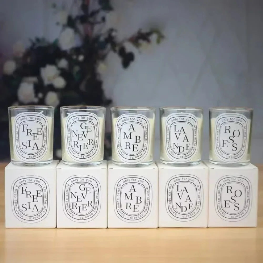 Transparent Romantic Scented Candle Light Fragrance