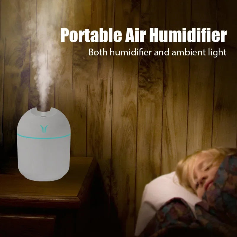 Portable USB ultrasonic air humidifier