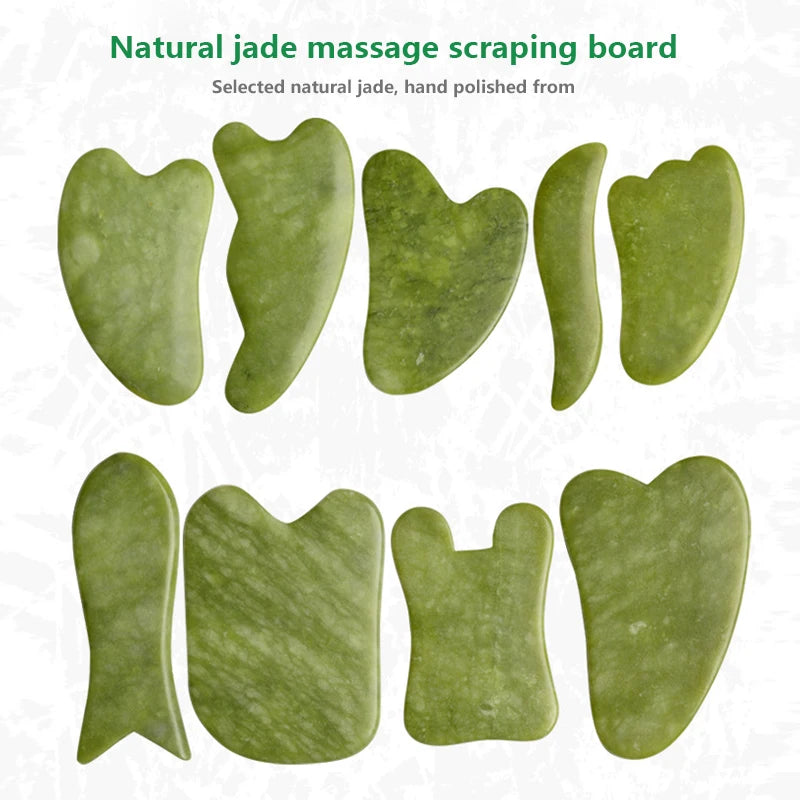 Natural Jade Stone Scraping Gua Sha