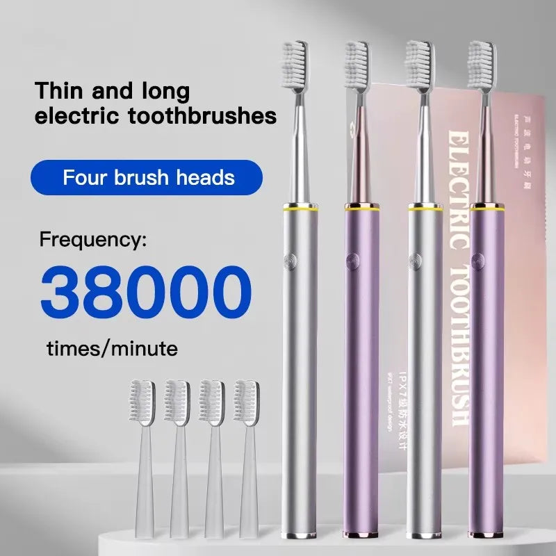 Electric Toothbrush Mental Thin Brush