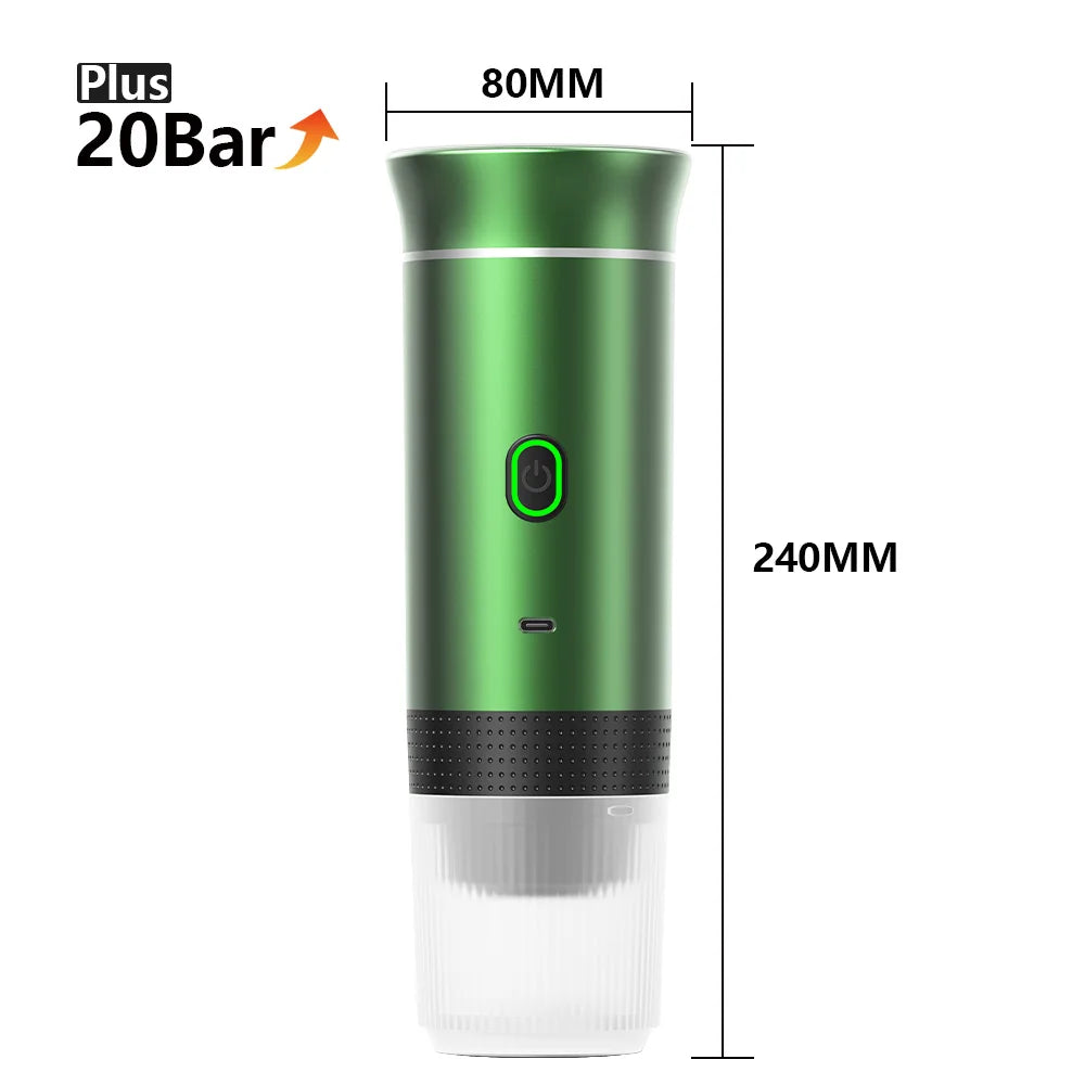 Wireless Portable Espresso Coffee Machine 3-in-1