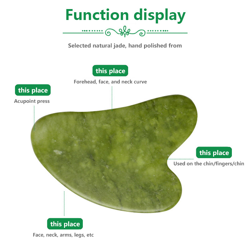 Natural Jade Stone Scraping Gua Sha