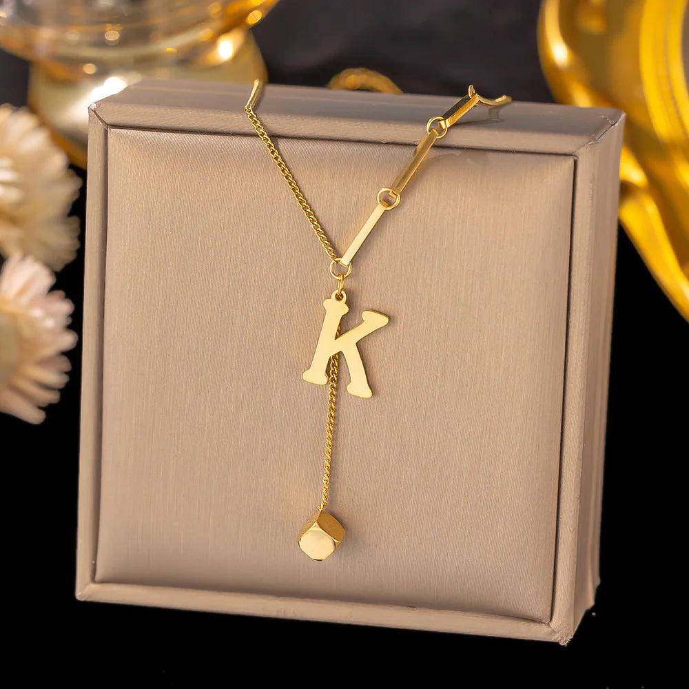 Initial Letter Necklace