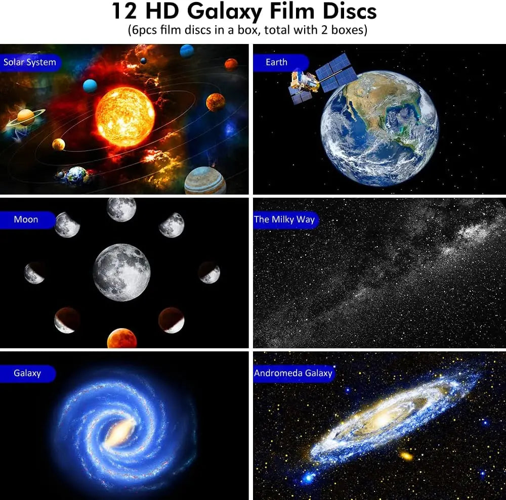 12 in 1 Star Projector Night Light 4K HD Planetarium