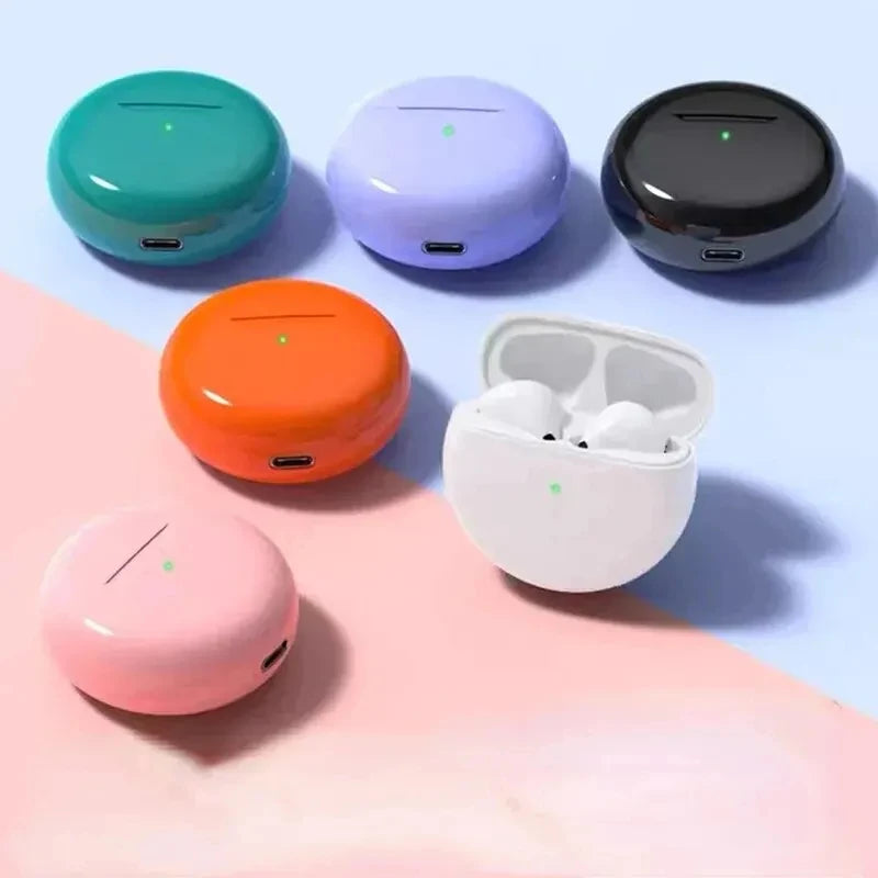 Original Air Pro 6 TWS Wireless Bluetooth Headset 5.3 Headphone Mini Earphone with Mic Charging Box