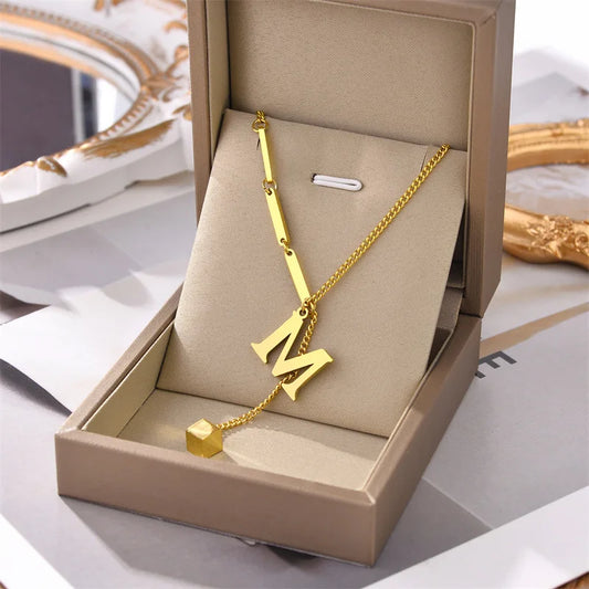 Initial Letter Necklace
