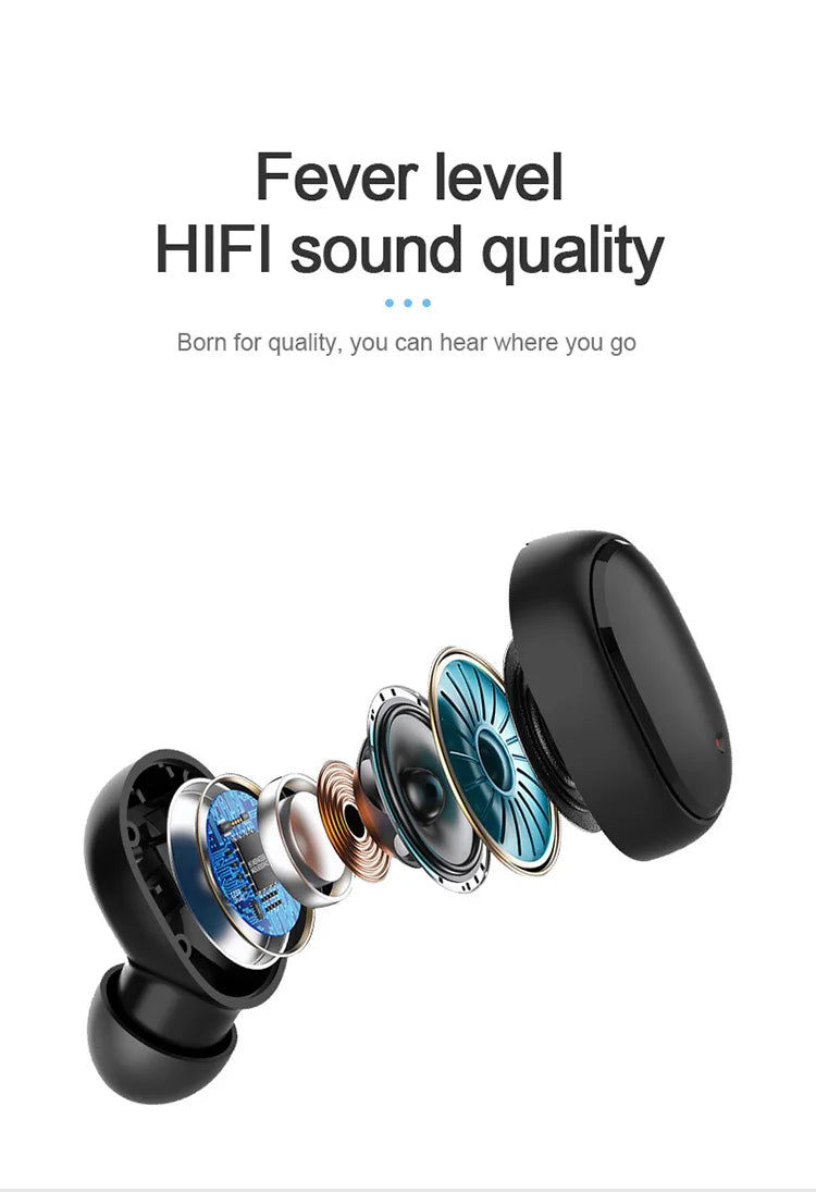 Original A6S TWS Headset Wireless Earphones