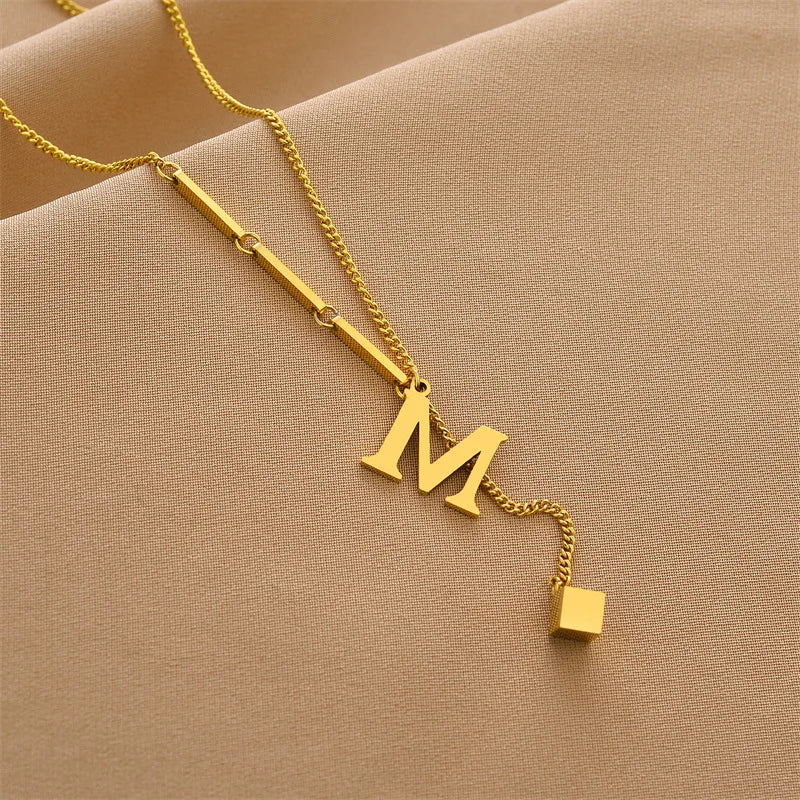 Initial Letter Necklace
