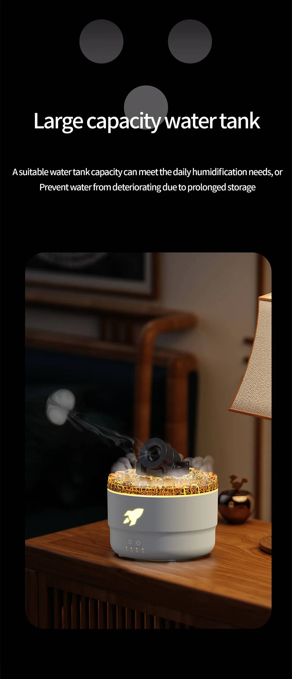 Cannon Aromatherapy Diffuser Jellyfish Spray Air Humidifier