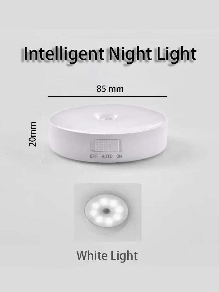 LED Smart Human Body Sensor Night Lamp Emergency Automatic Lighting