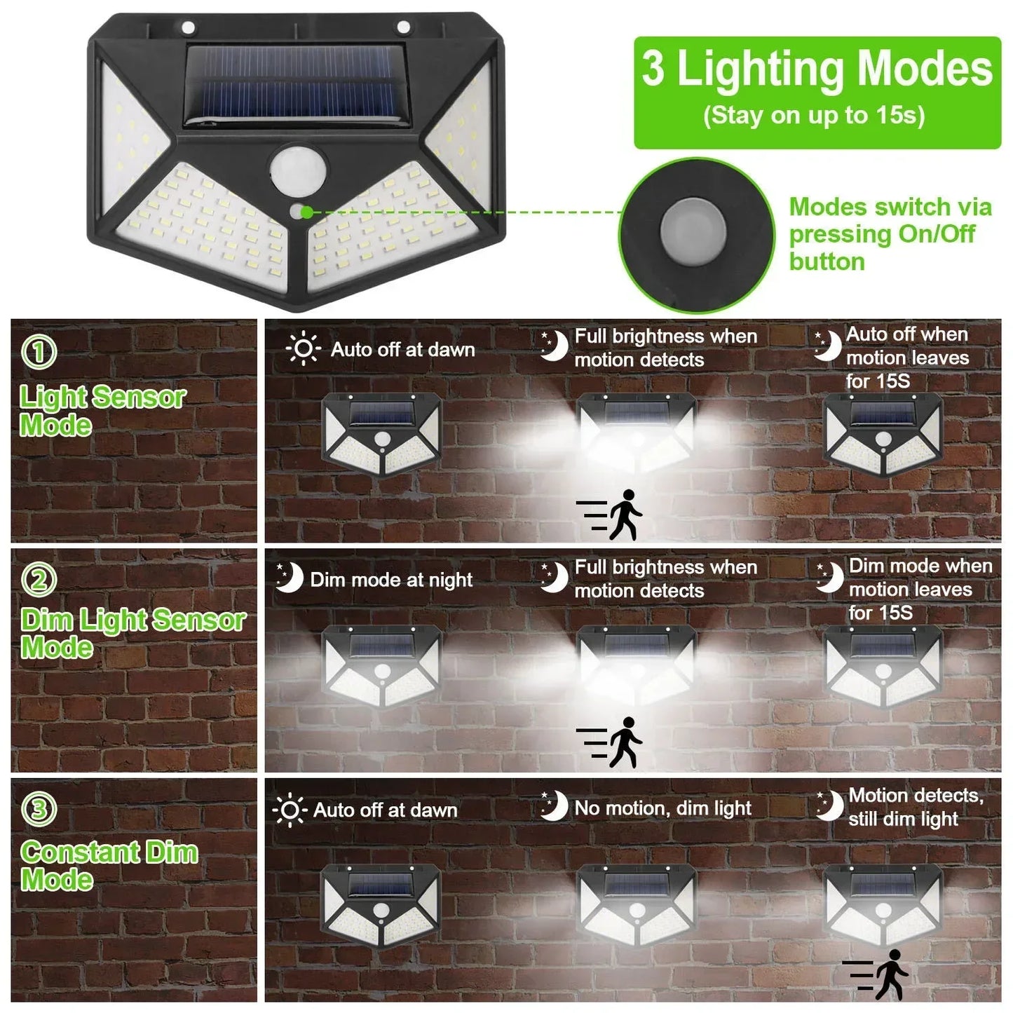 Multifunctional Solar Lamp Outdoor Garden Decoration