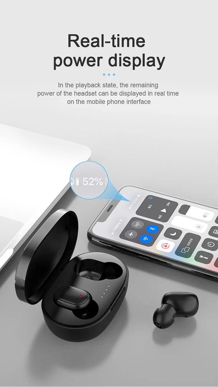 Original A6S TWS Headset Wireless Earphones