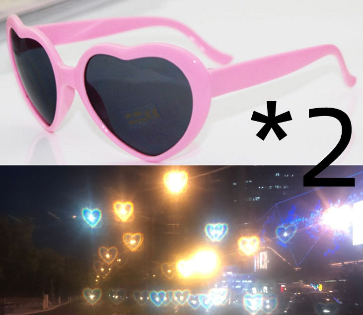 Night Lights Change Love Special Effects  Sunglasses