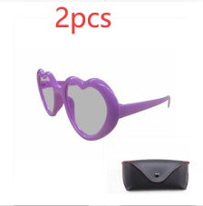 Heart-shaped Lights  Sunglasses