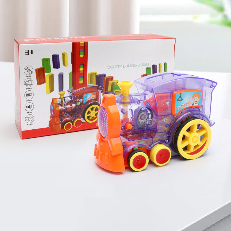 Domino Train Toys Baby Car Puzzle