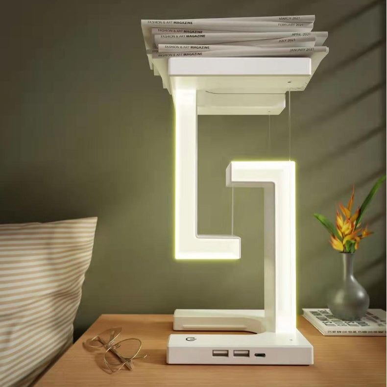 Smartphone Charging Suspension Table Floating Lamp