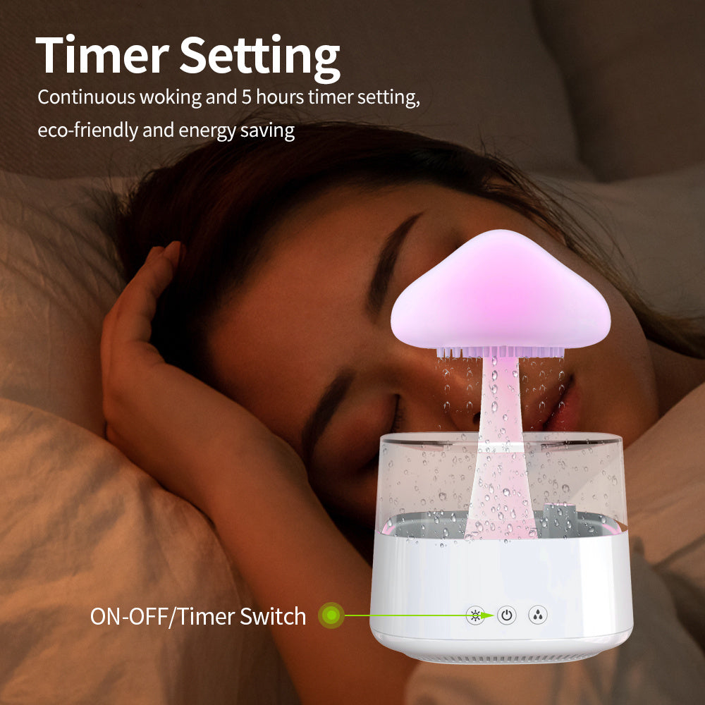 Mushroom  Rain Cloud  Water Drop Humidifier