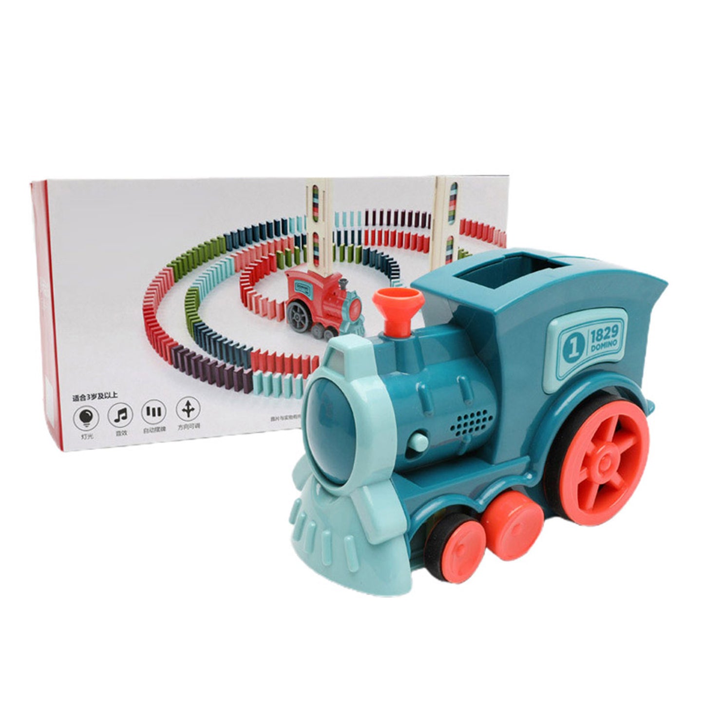 Domino Train Toys Baby Car Puzzle