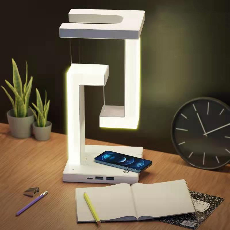 Smartphone Charging Suspension Table Floating Lamp