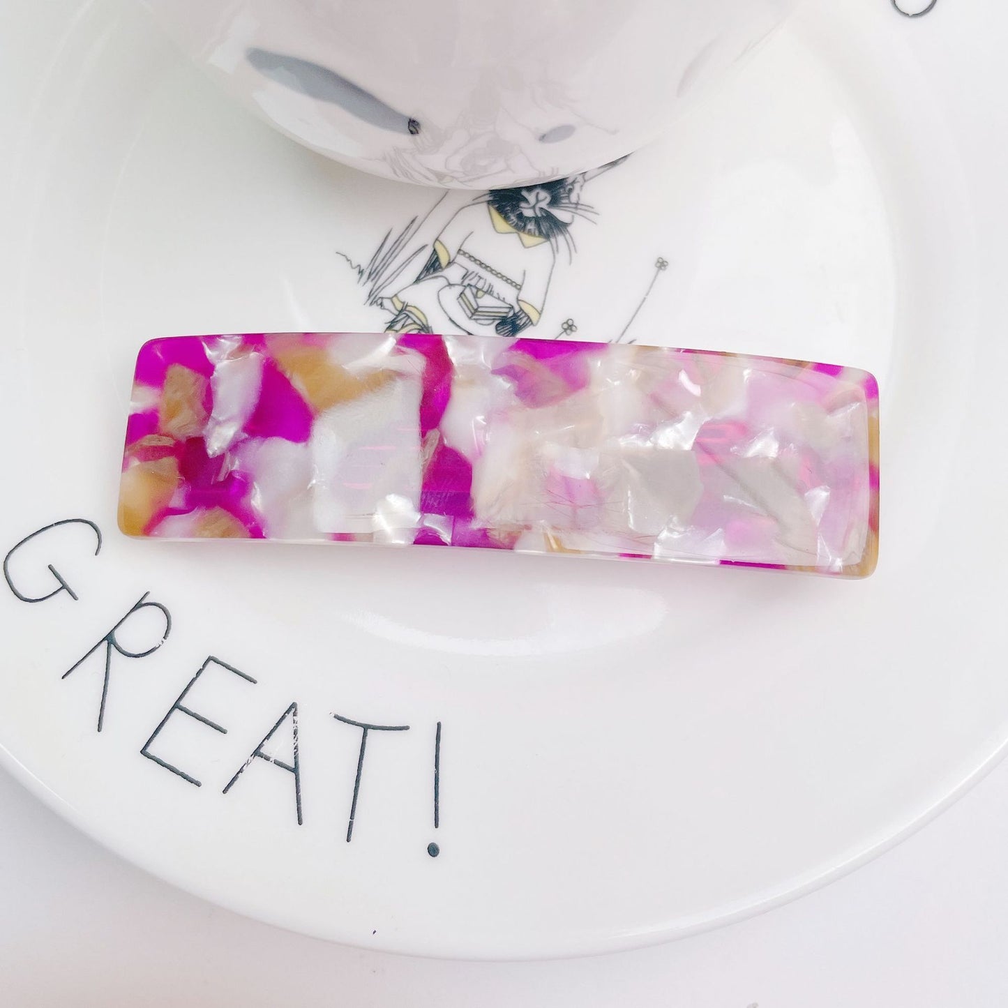 Acetate Simple Graceful Hair Accessories
